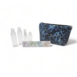 5% OFF - NECESER SIMIL NEOPREN + STICKERS + ATOMIZADOR + FRASCO CH + 2 FRASCOS GRANDES - DOLARES SC